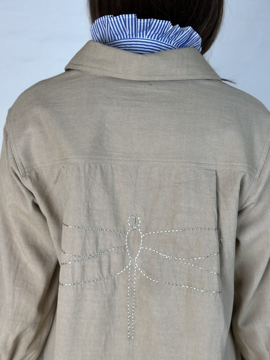 Gaspar 2510722 Rio dress canvas sand