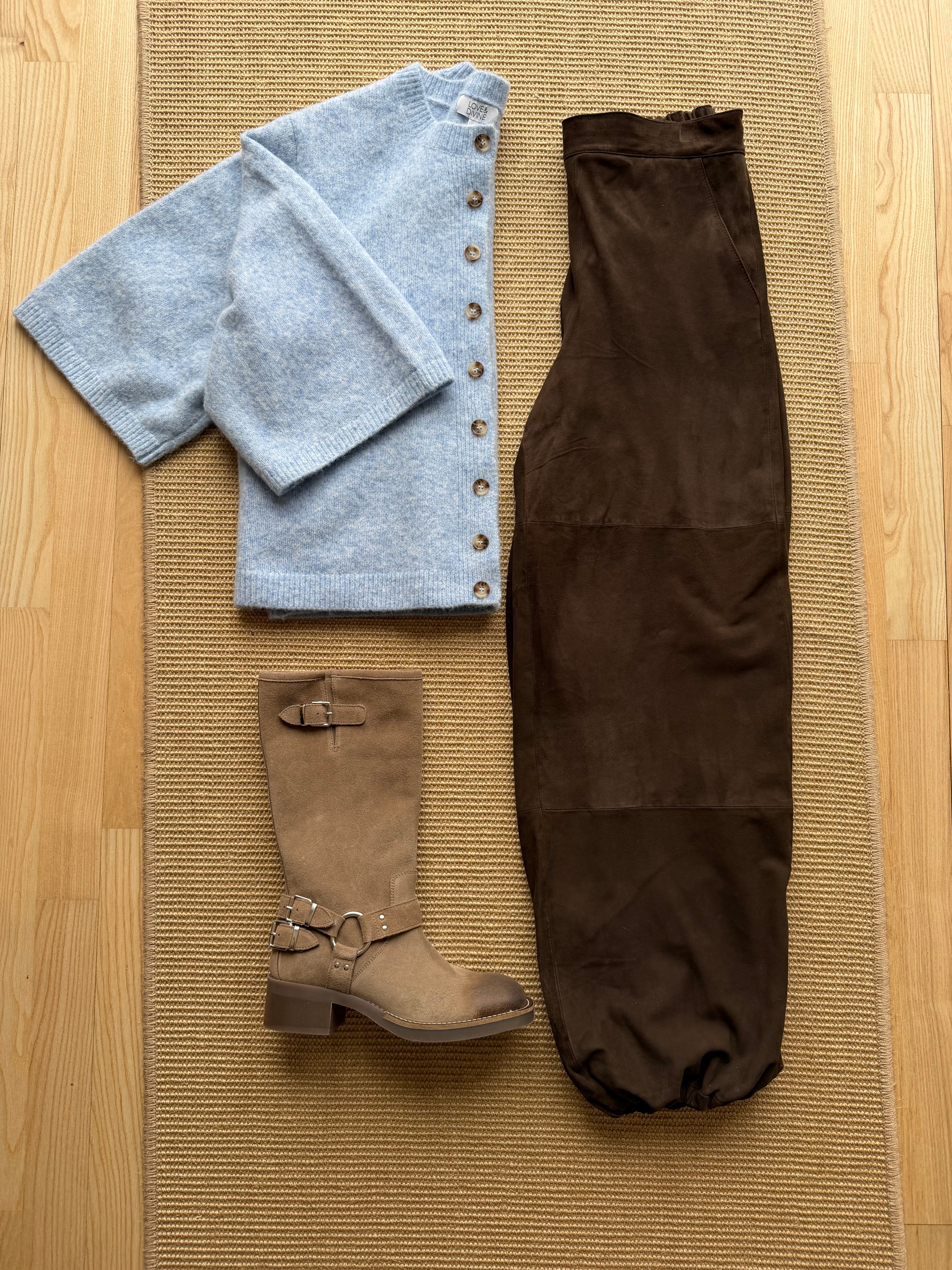 Depeche 51396 Ella loose suede brown