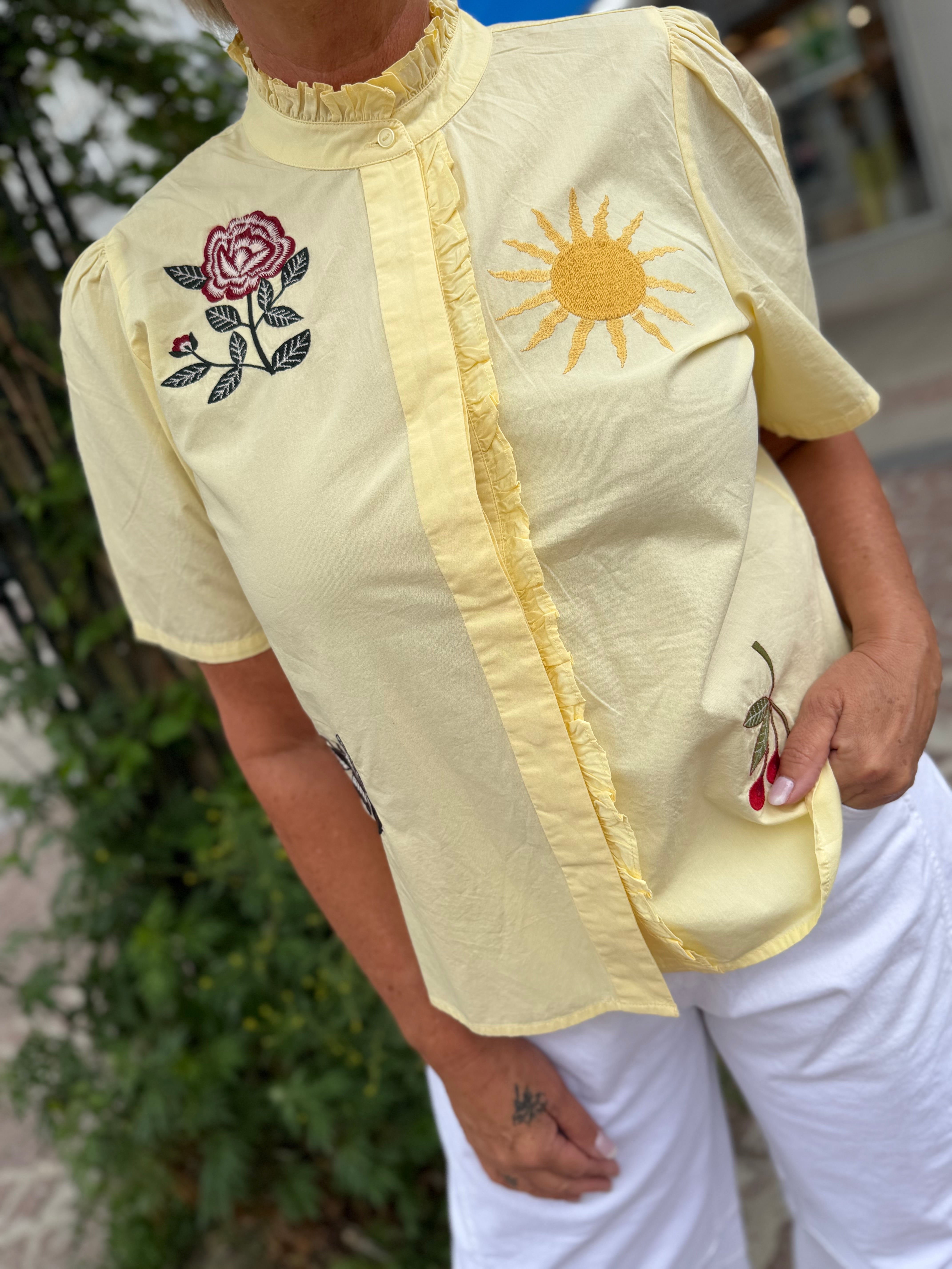 Love & Divine love1531 shirt yellow