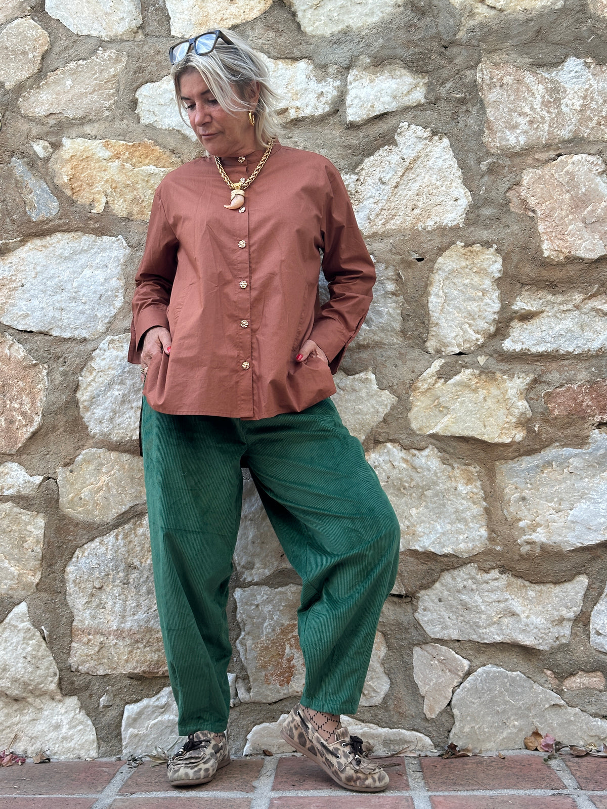 Gaspar 2607924 Colorado pants corduroy green