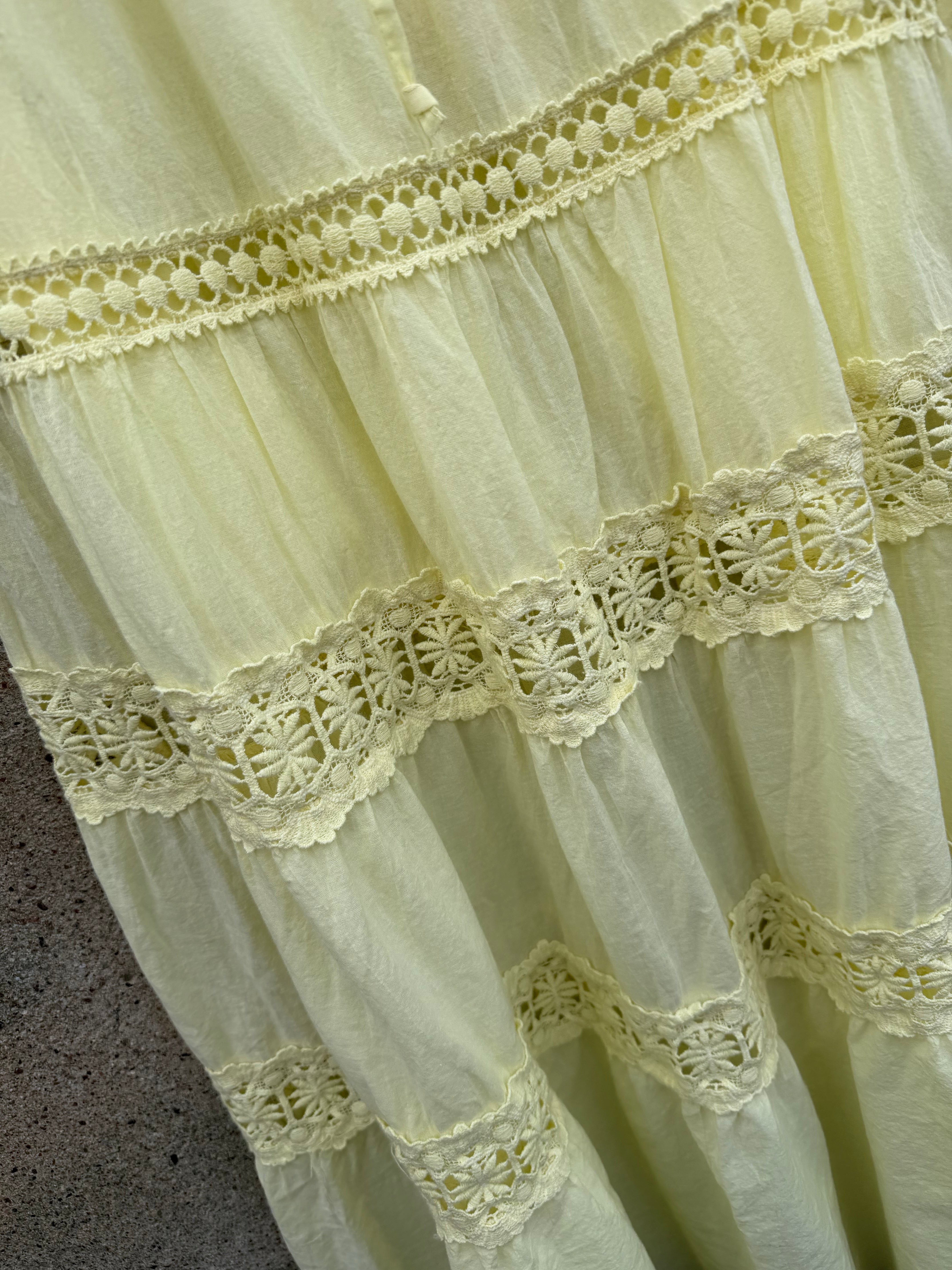 By Engbork Pamela long skirt yellow