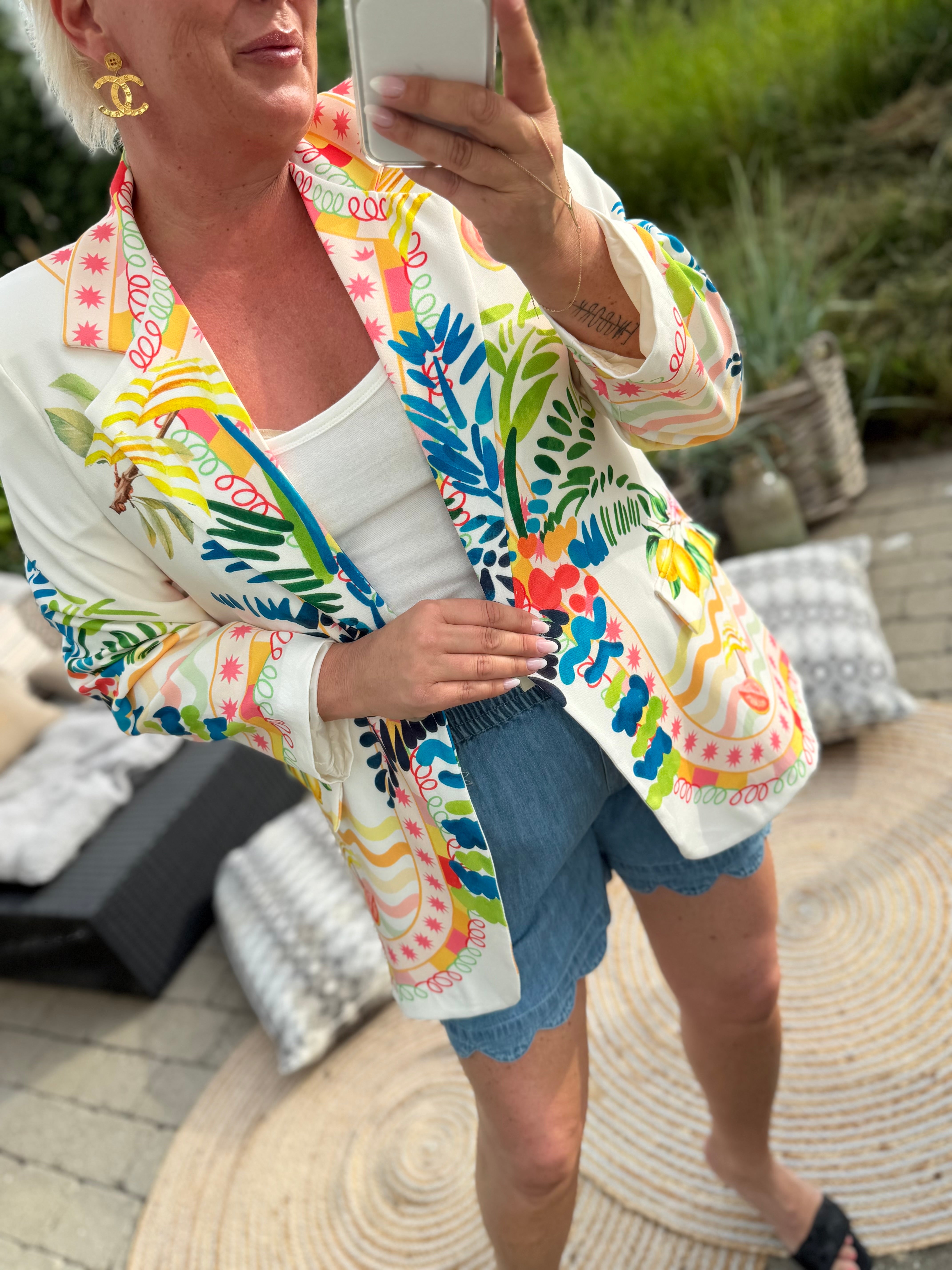 By Engbork Lemona blazer cream