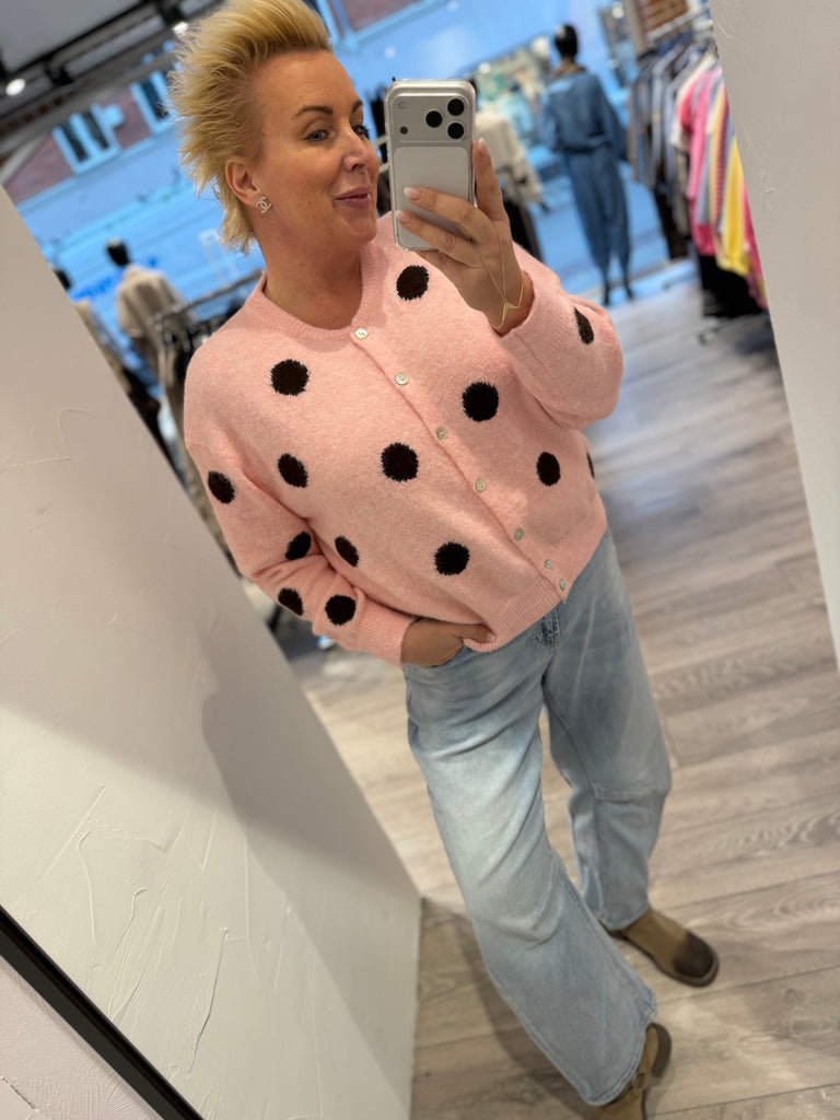 Boho Love B1320 strik DOTS rosa