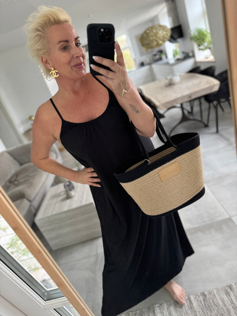 Liberte 9579 Alma long strap dress black