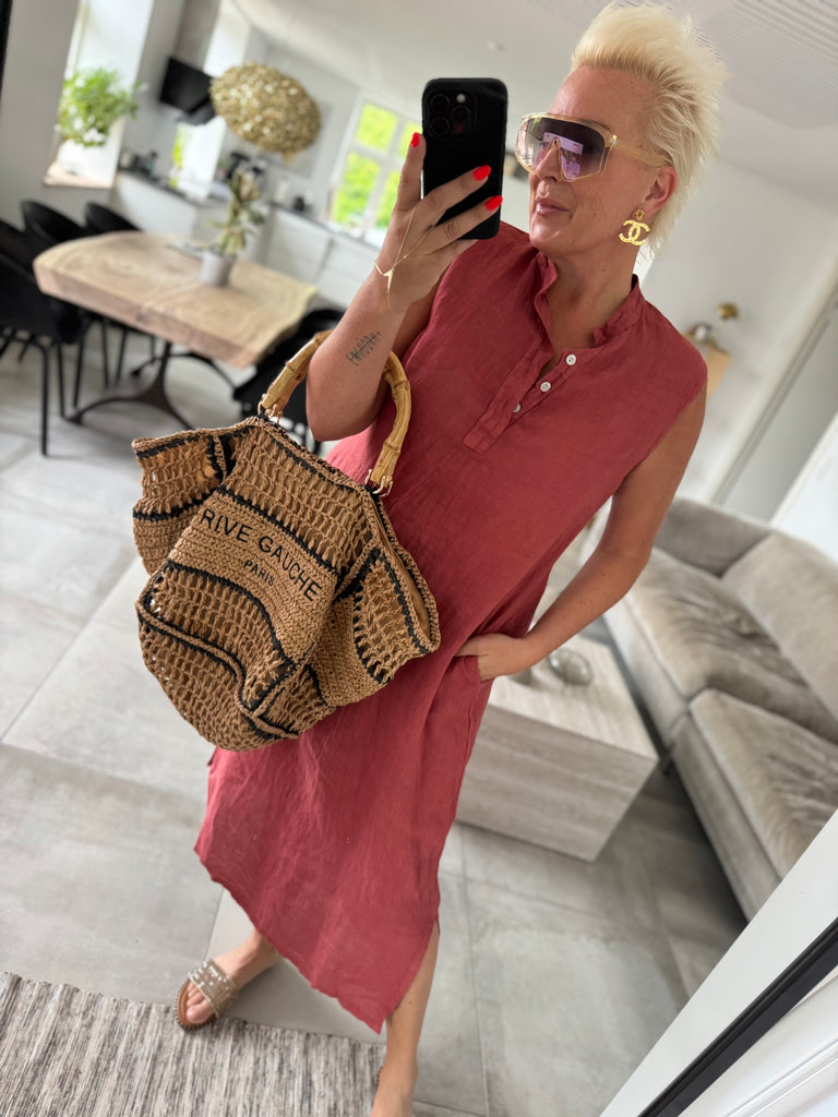 Boho Love B1008 Abida kjole hør rose