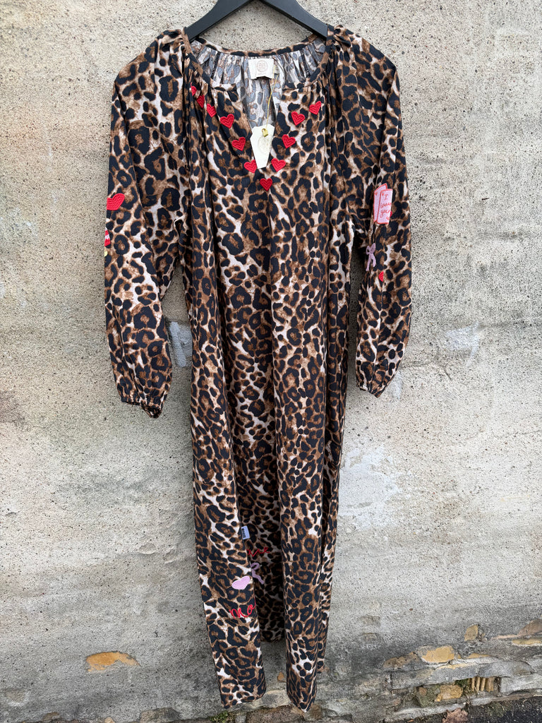 WAUW Heart dress leo