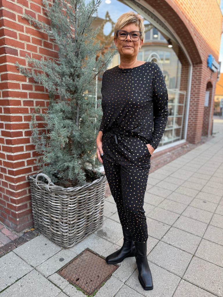 Liberte 9504 Alma LS top heart black