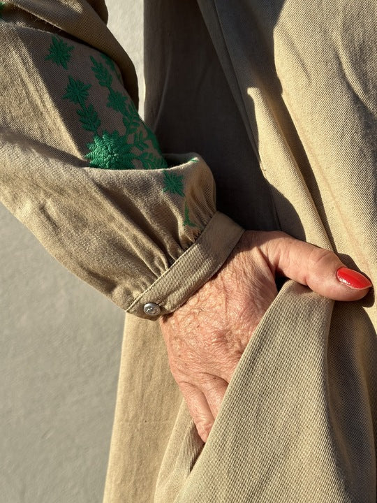 Gaspar 2510710 Berlin dress sand