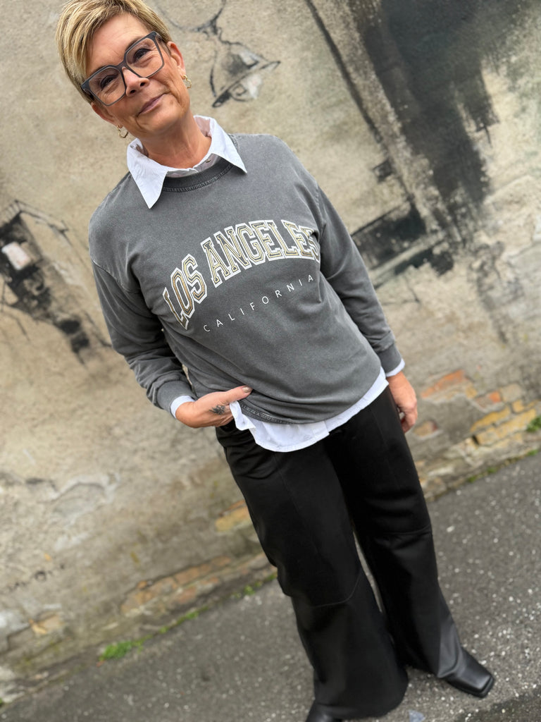 By Engbork Los A sweat blouse grey