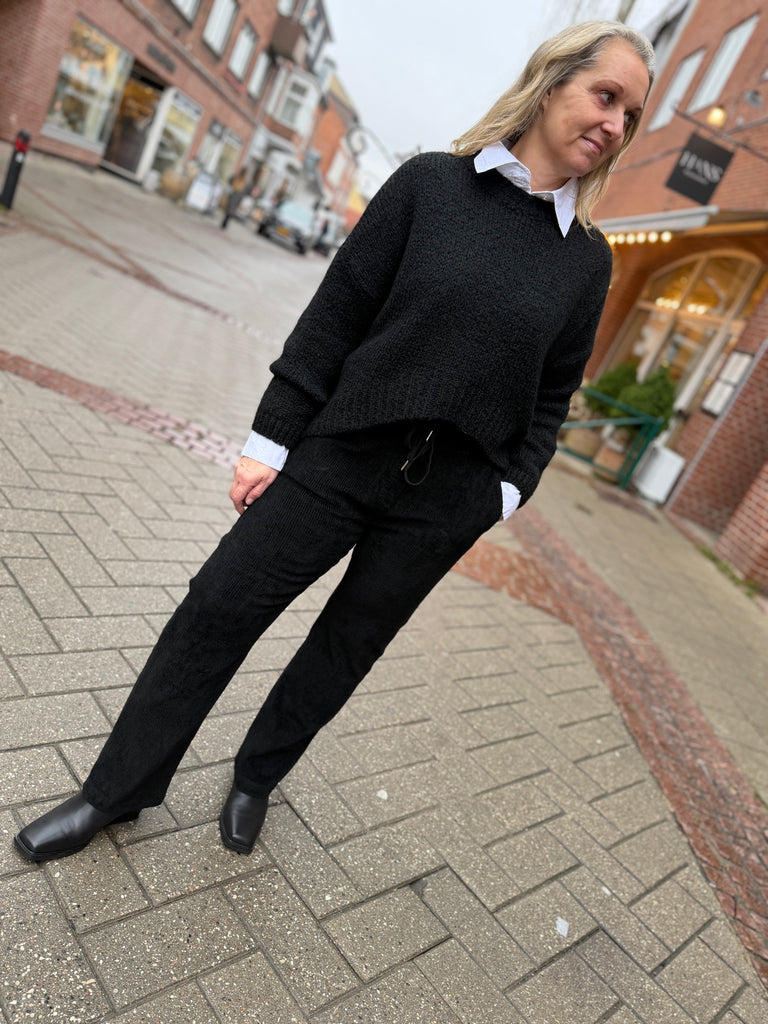 By Engbork rib Cord pants black