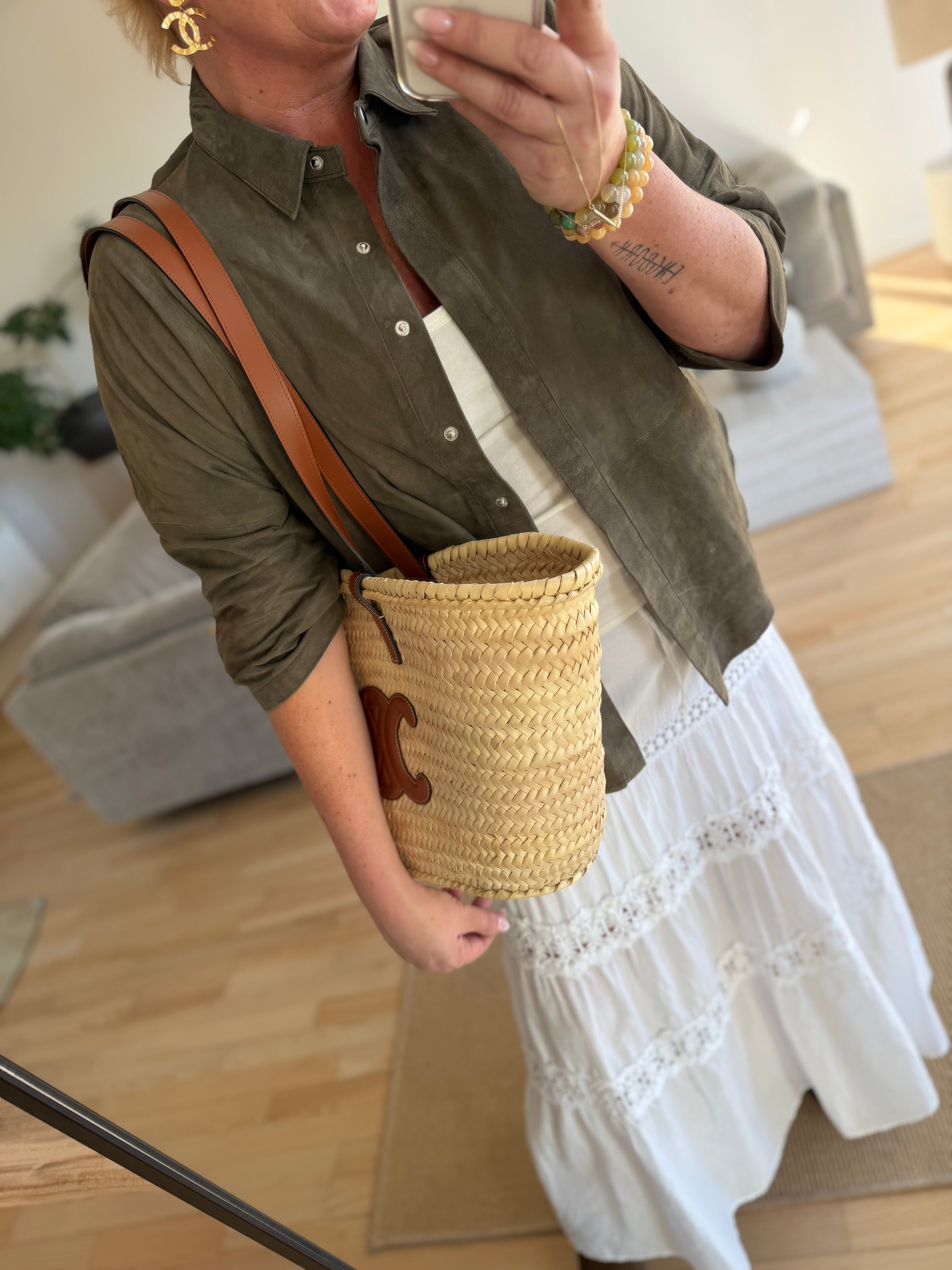 Depeche 51412 Tenna shirt suede khaki