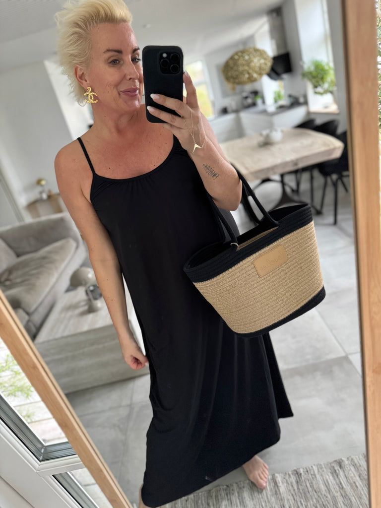 Liberte 9579 Alma long strap dress black