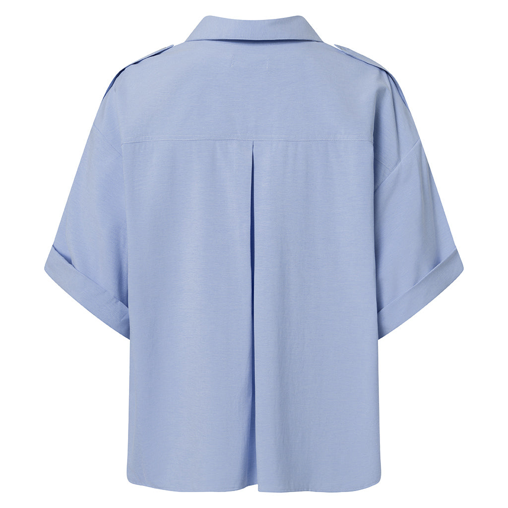 Depeche 100014 Fay SS shirt blue