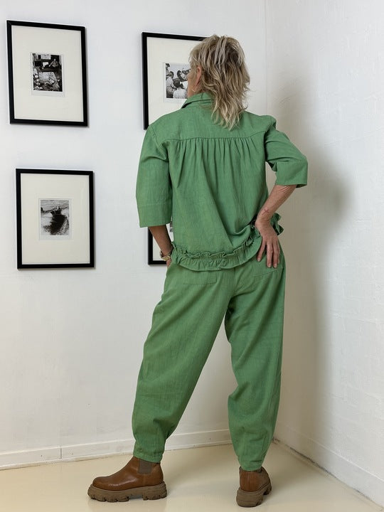 Gaspar 2510339 Vigo canvas shirt pistachio