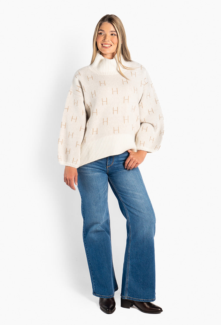 HÈST 1010120101 FAM sweater short white