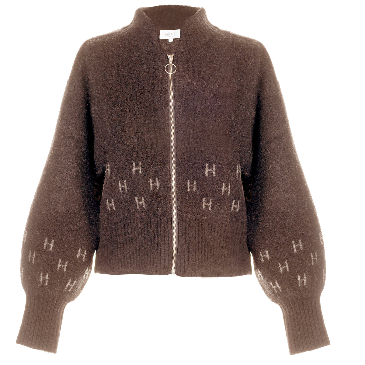 HÈST 2640120005 Märtha jacket short dark earth