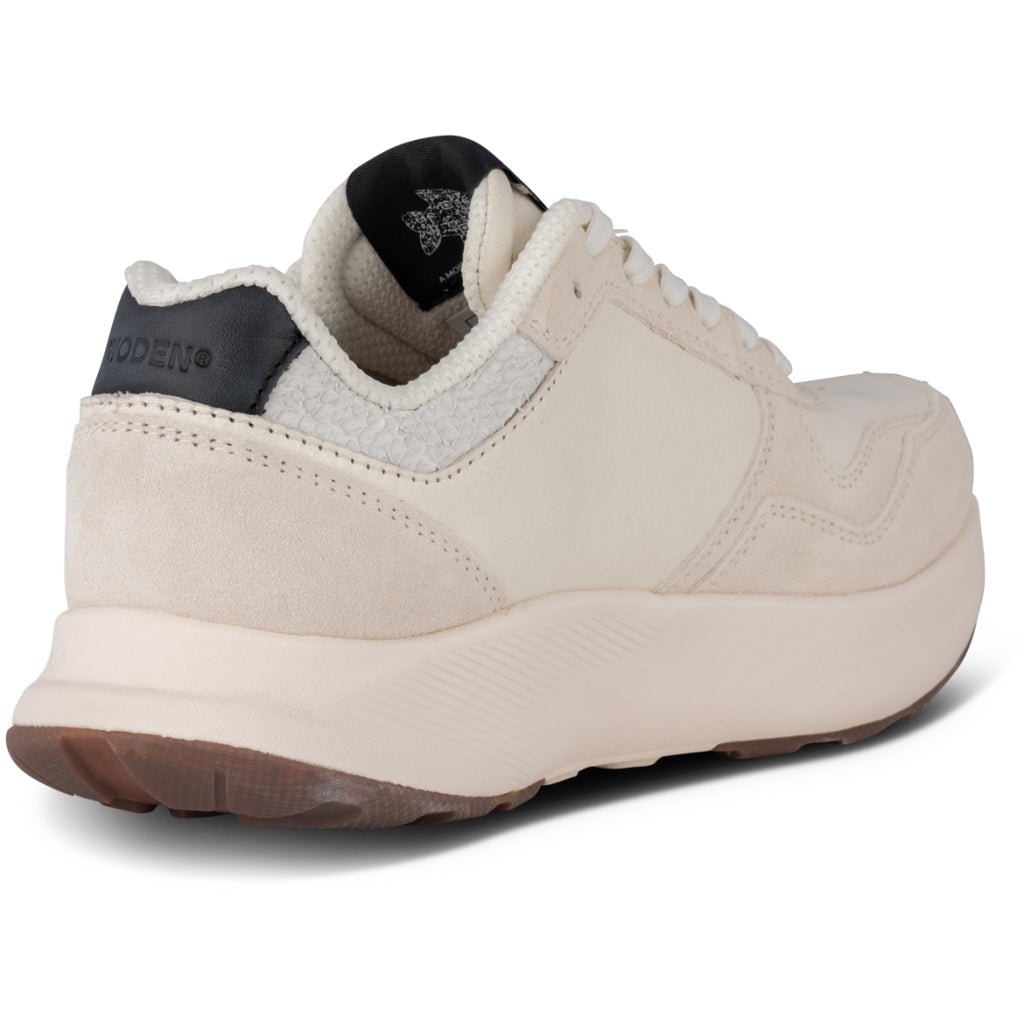 Woden WL709 Mathilde runner leather blanc de blanc