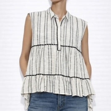 LECOCO 35201 Dawn shirt black