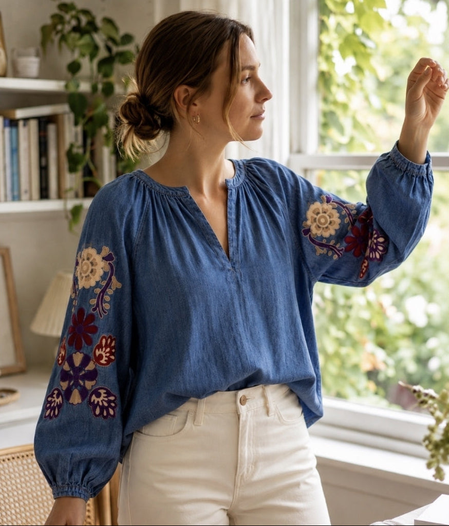 LECOCO 35216 Marina shirt denim