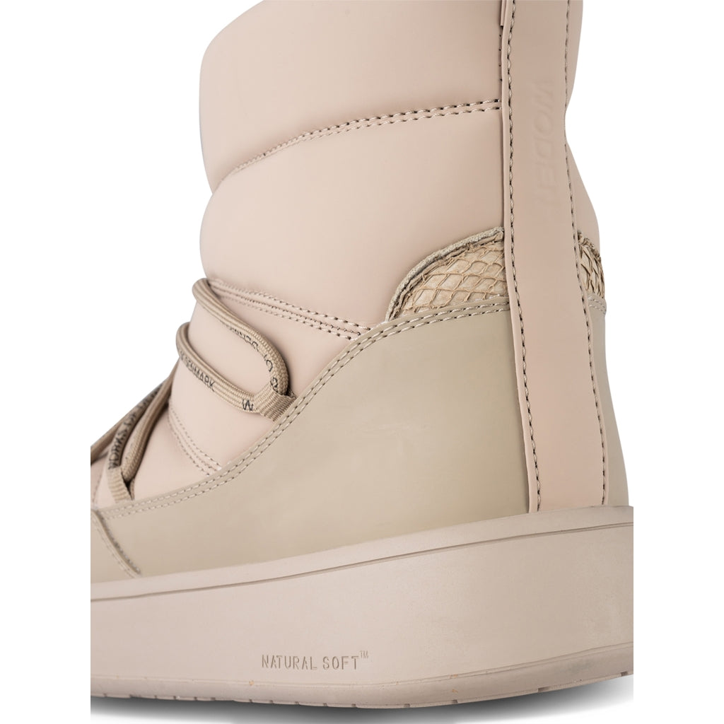 Woden WL968 Isa lace waterproof boot silver