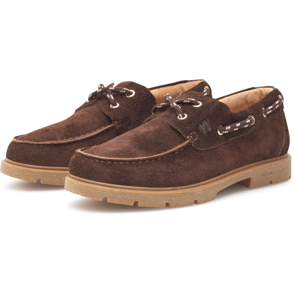 Woden WS199 Johanne suede sailor chocolate