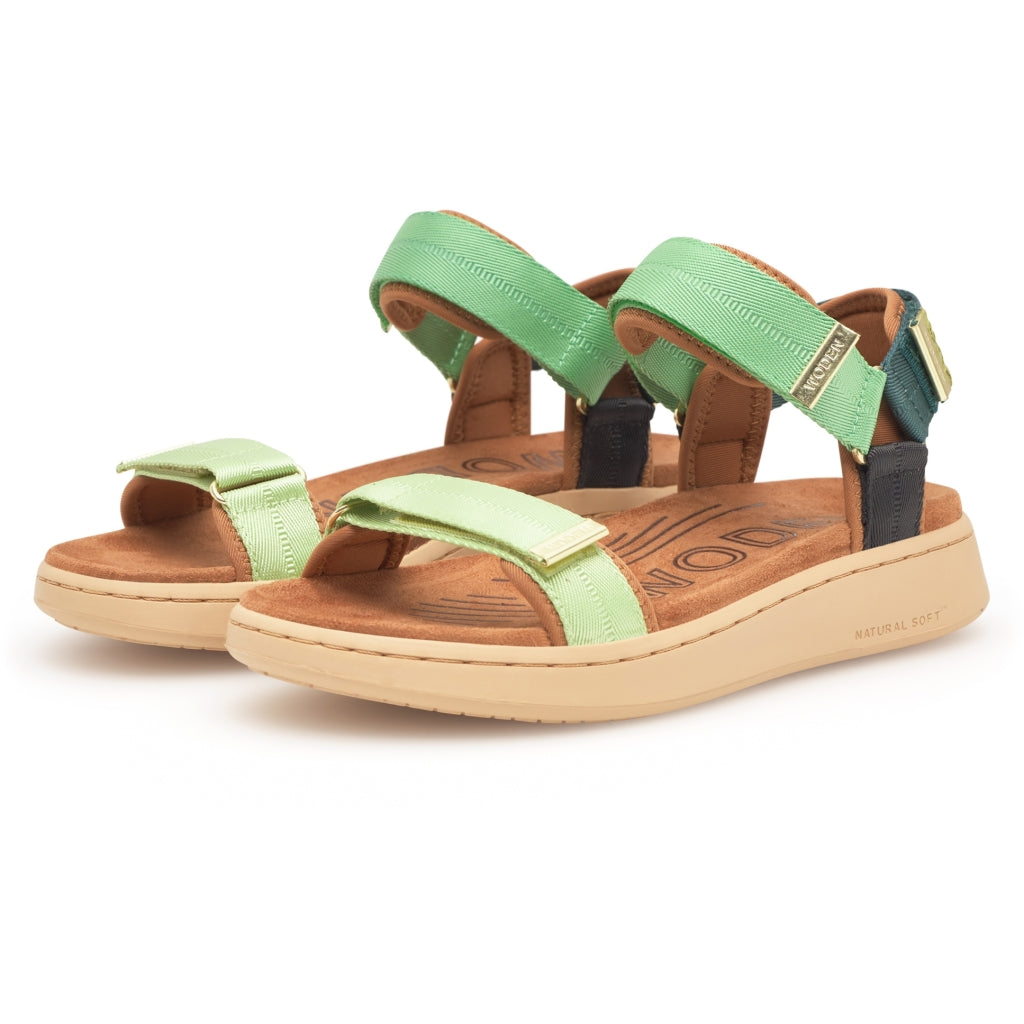 Woden WL926 Line sandal apple