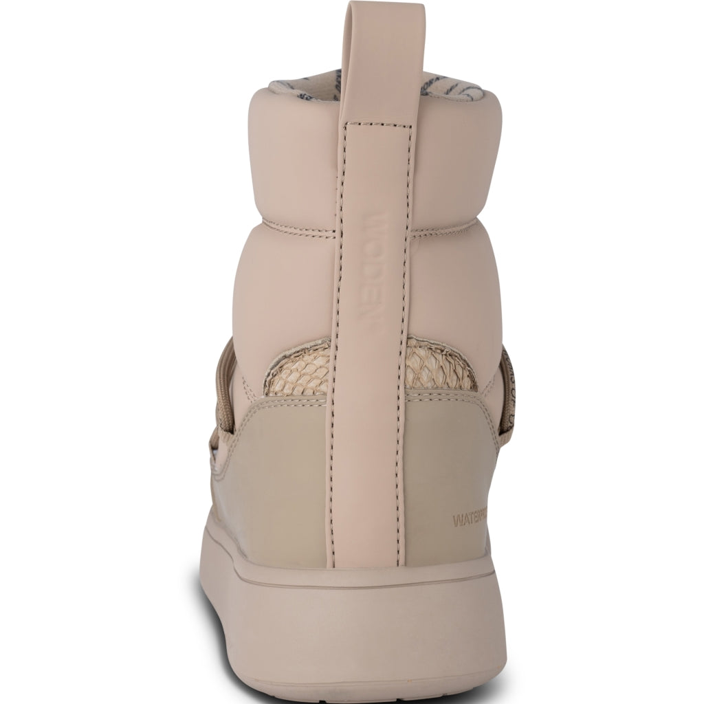 Woden WL968 Isa lace waterproof boot silver