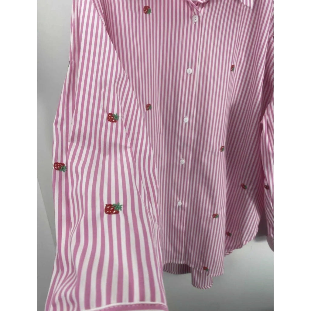 QNUZ 9277 Strawberry shirt bublegum