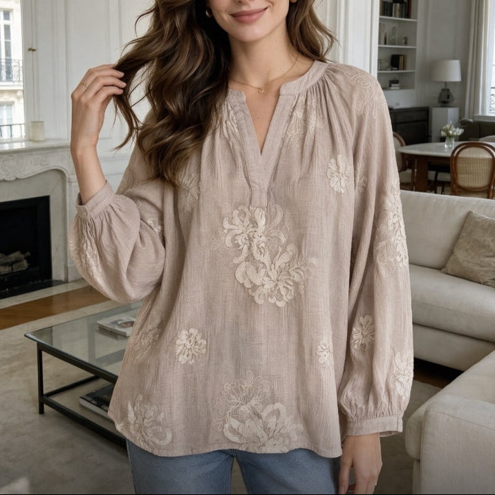 LECOCO 35168 Susse shirt taupe