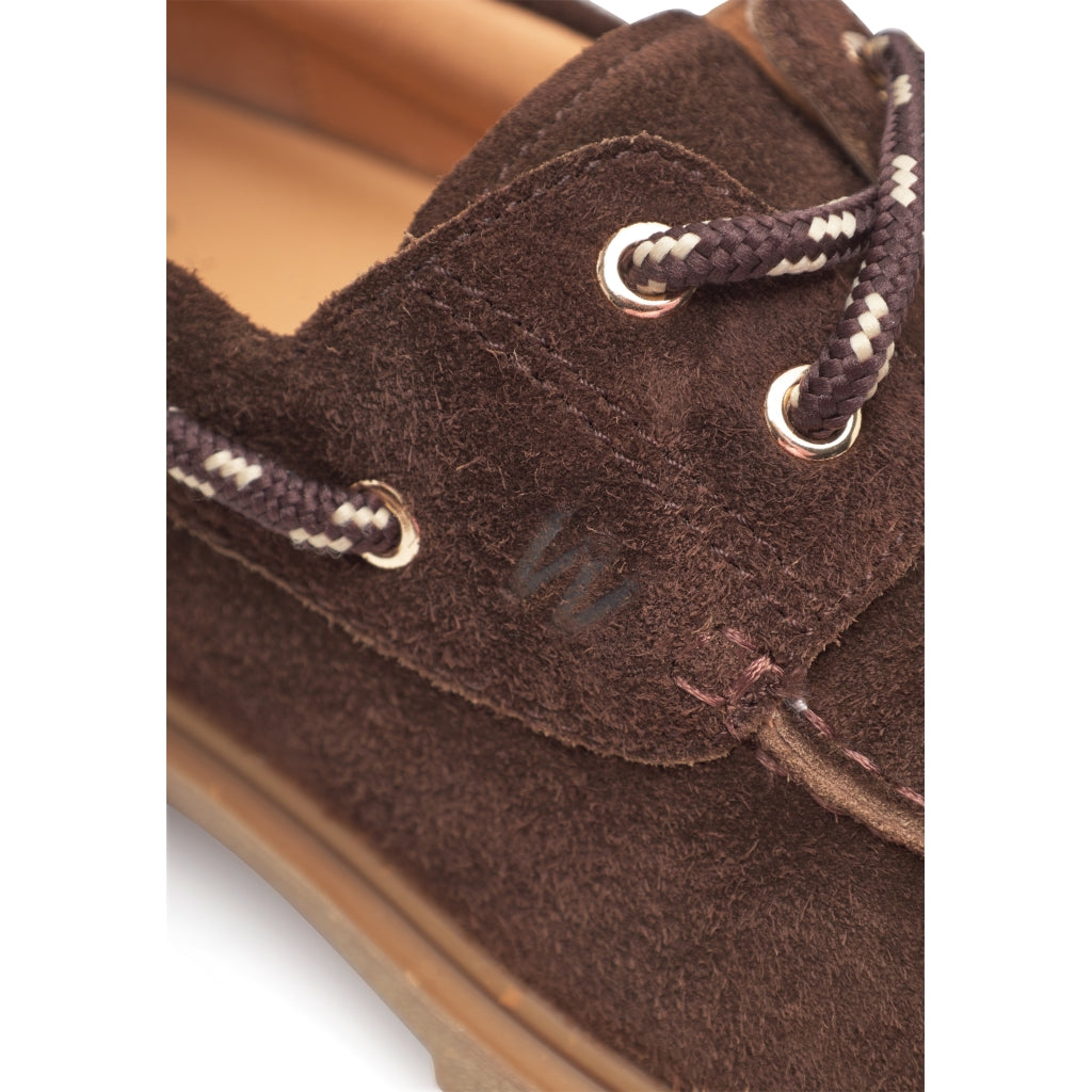 Woden WS199 Johanne suede sailor chocolate