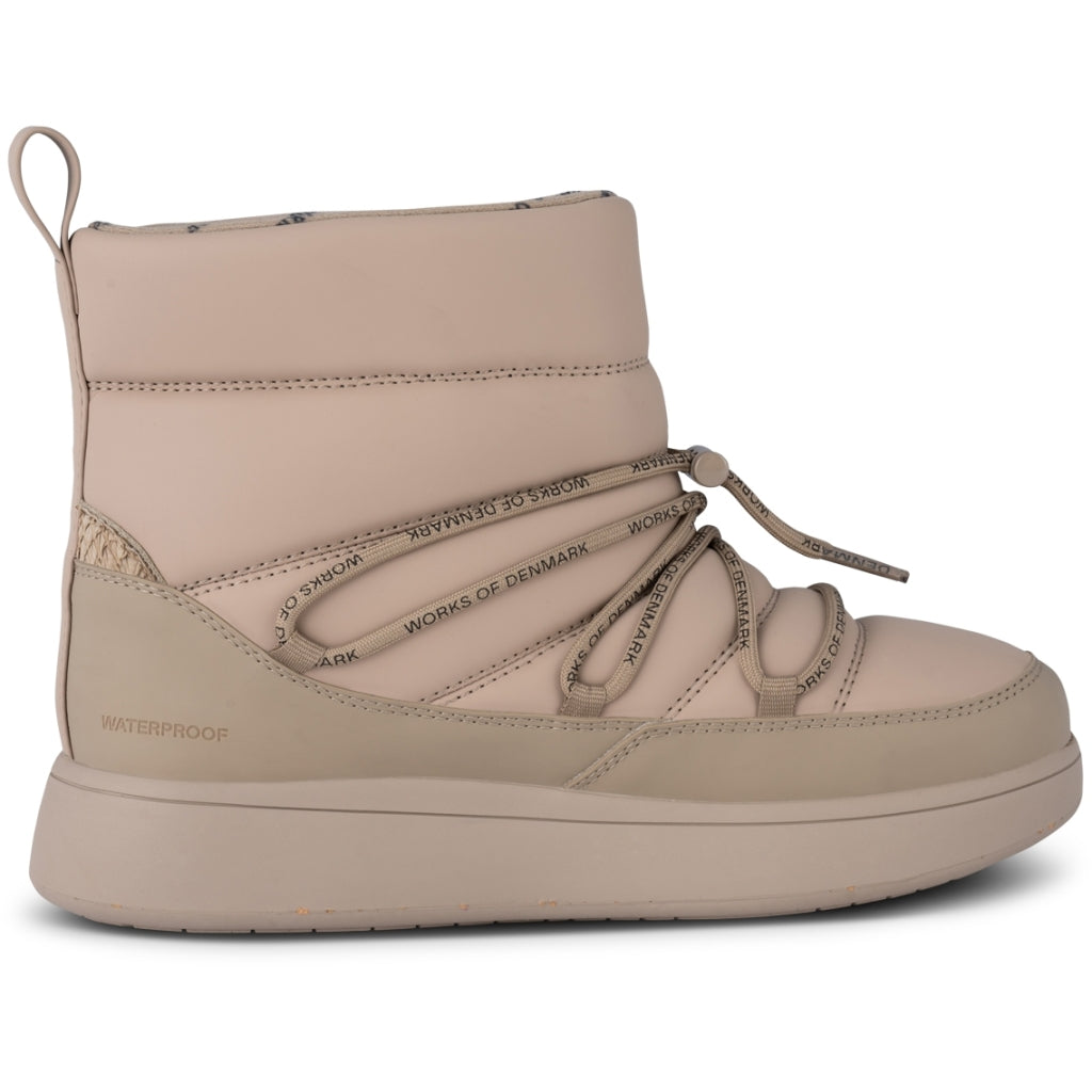 Woden WL968 Isa lace waterproof boot silver