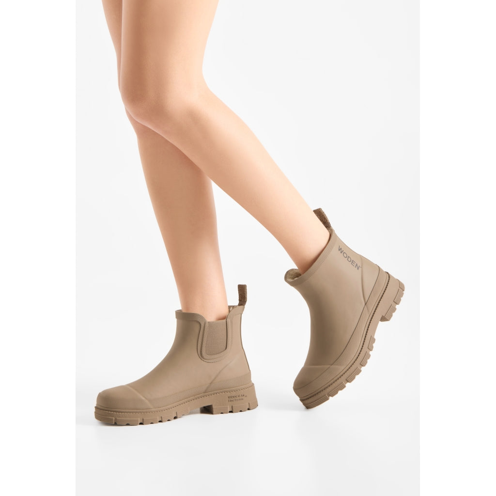 Woden WL771 Alison warm boot silver mink