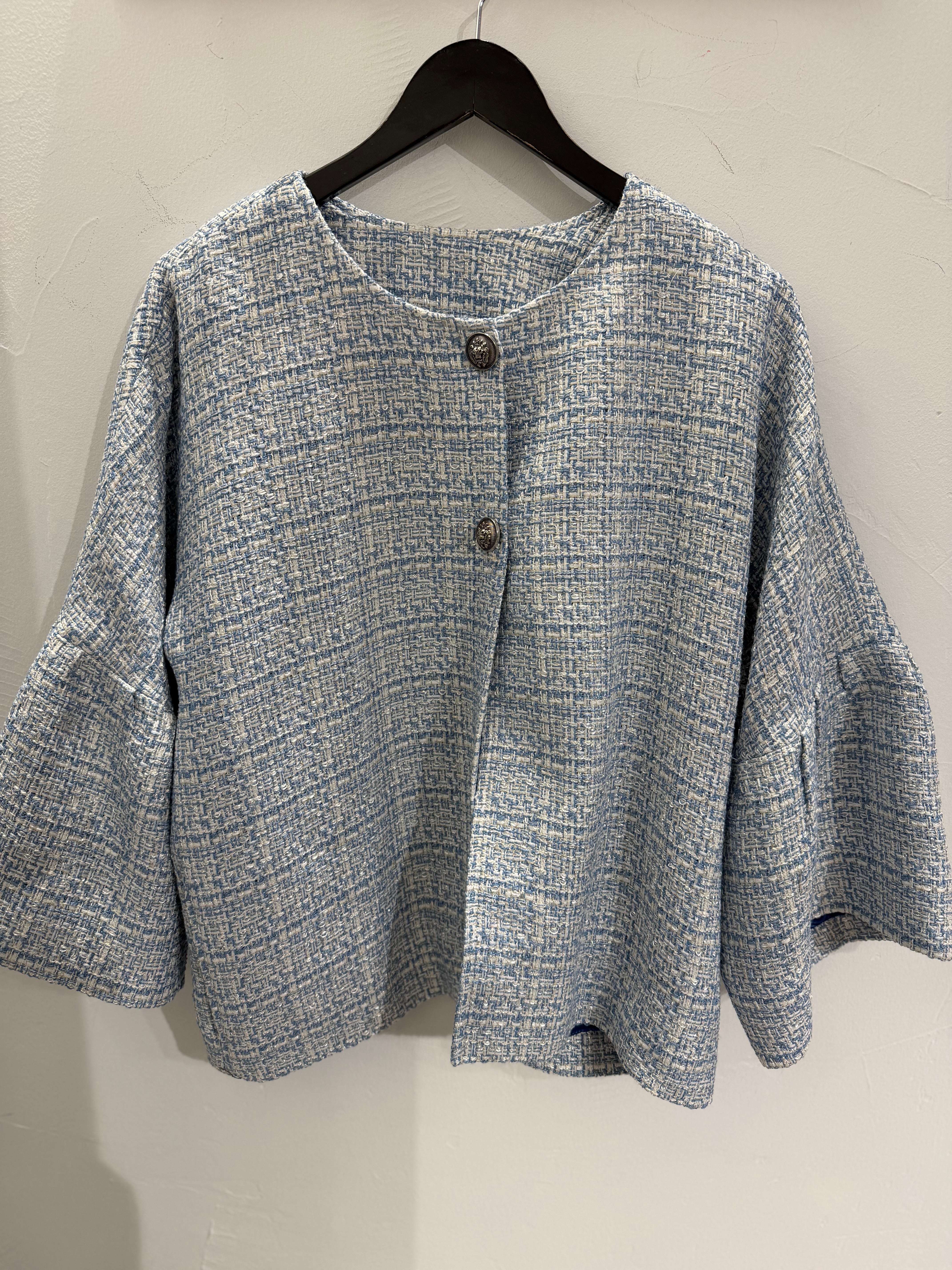 Design By Laerke Alberte kort jakke sky
