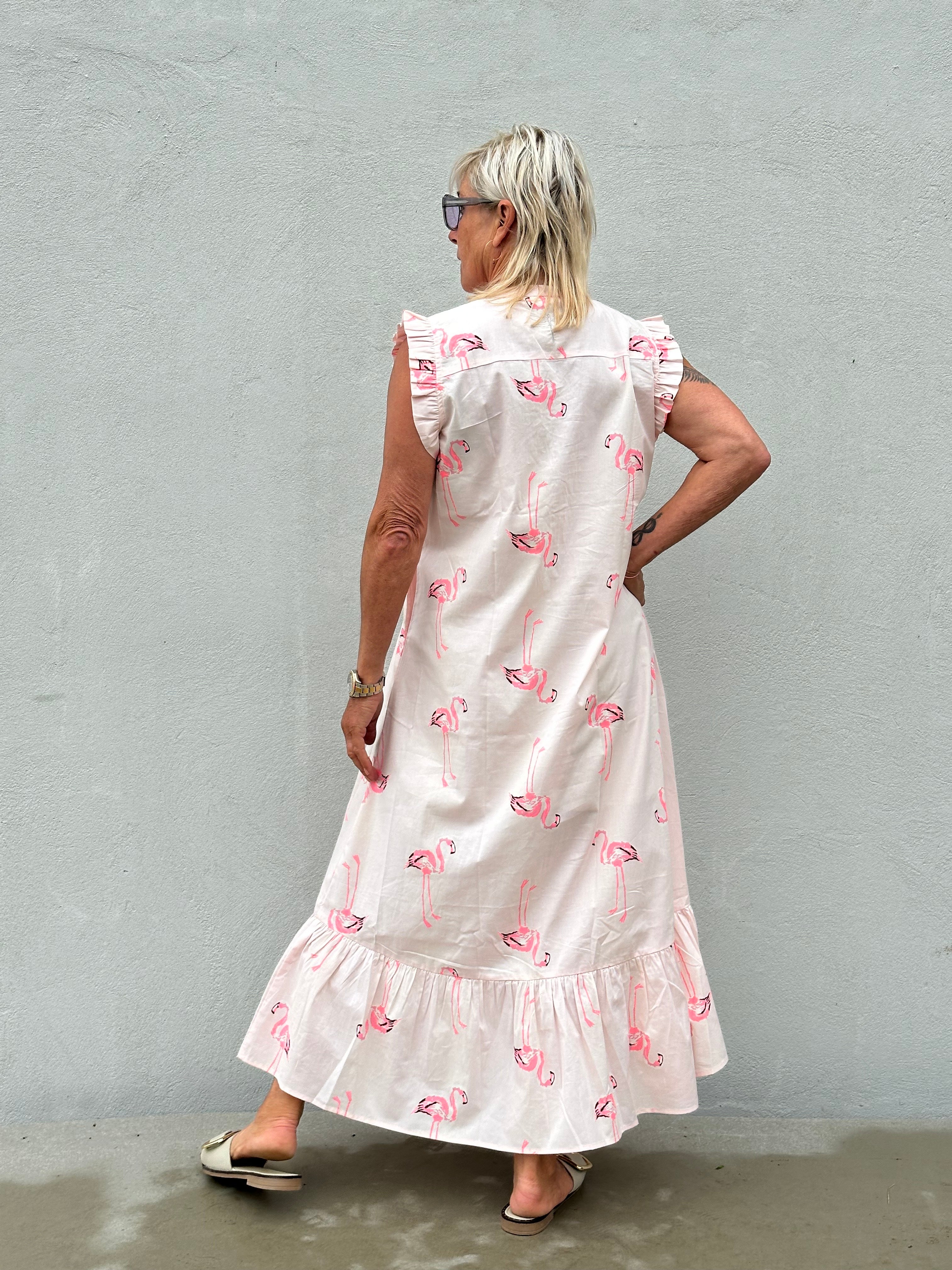 Gaspar 2601767 Loule dress flamingo rosa