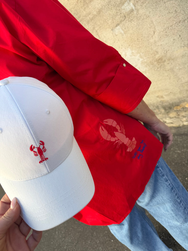 WAUW Luna shirt lobster red