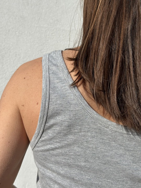 Gaspar 2601301 Osaka tanktop grey