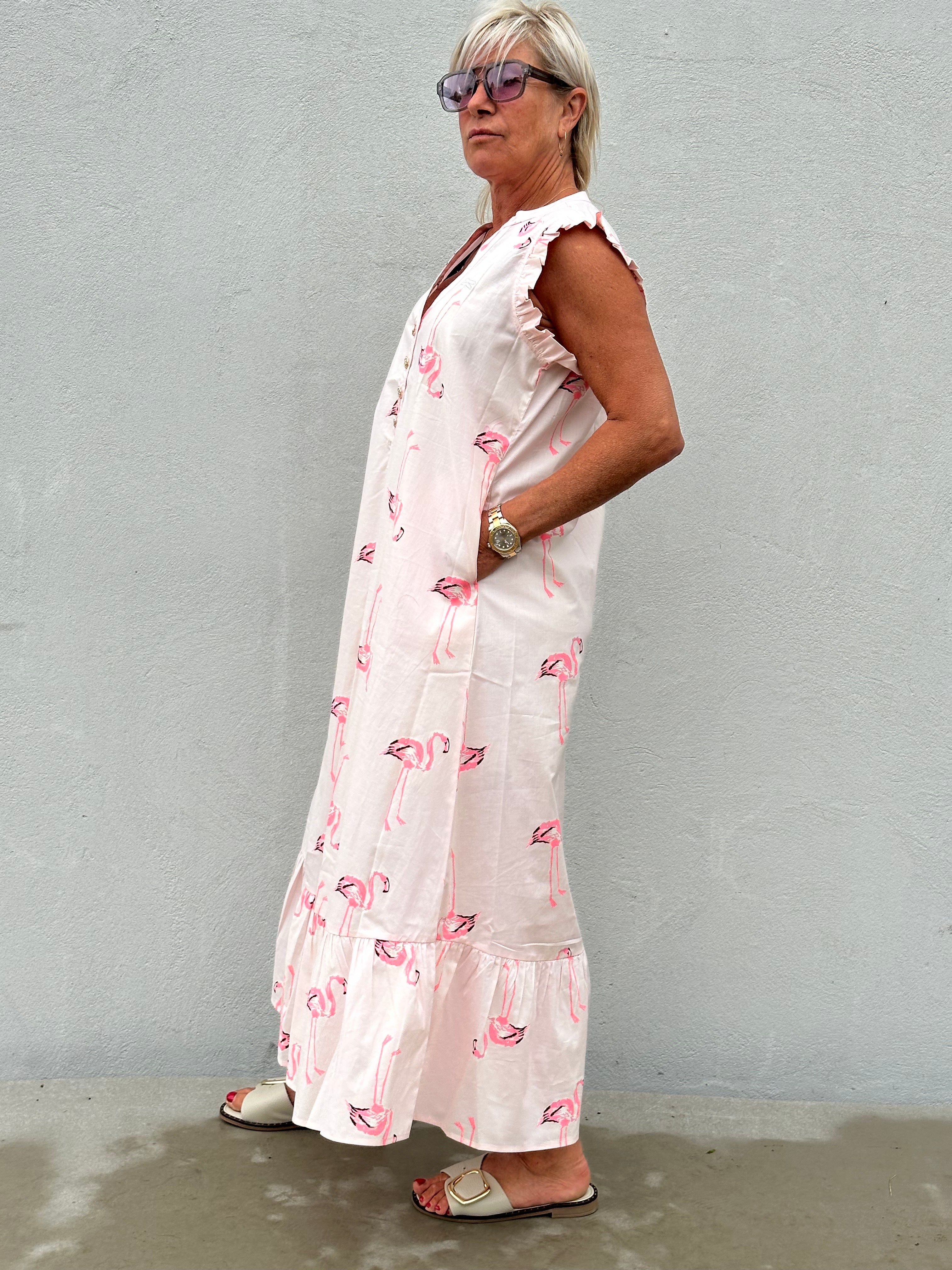 Gaspar 2601767 Loule dress flamingo rosa