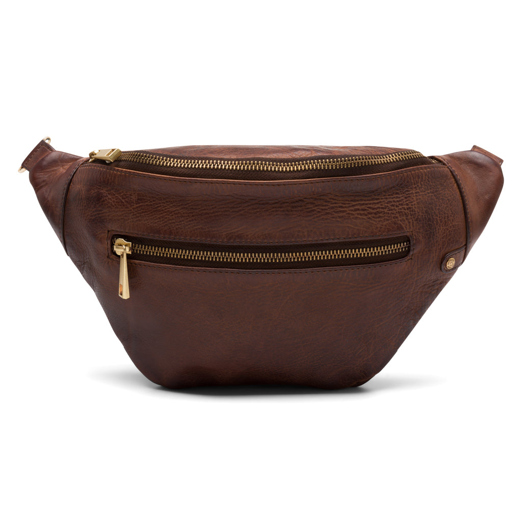 Depeche 12346 bum bag leather golden chic