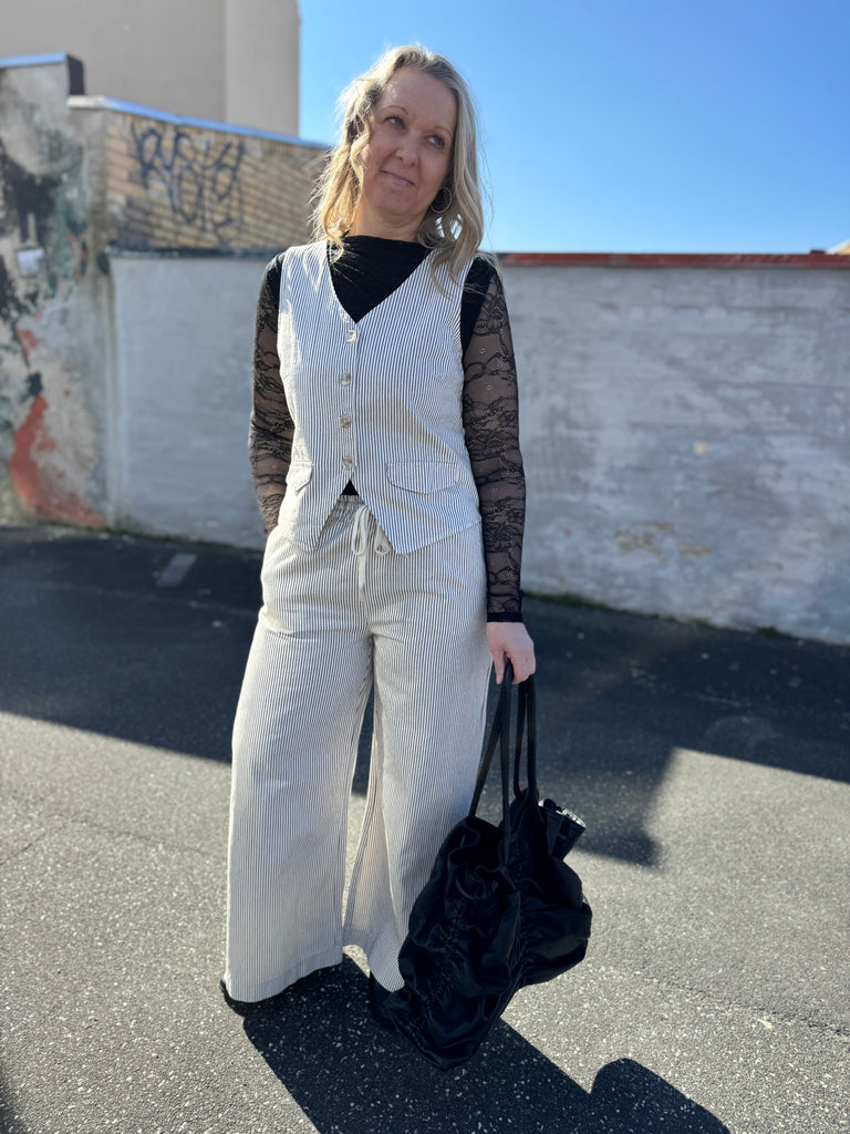 LECOCO 34666 Lianna vest stripe off