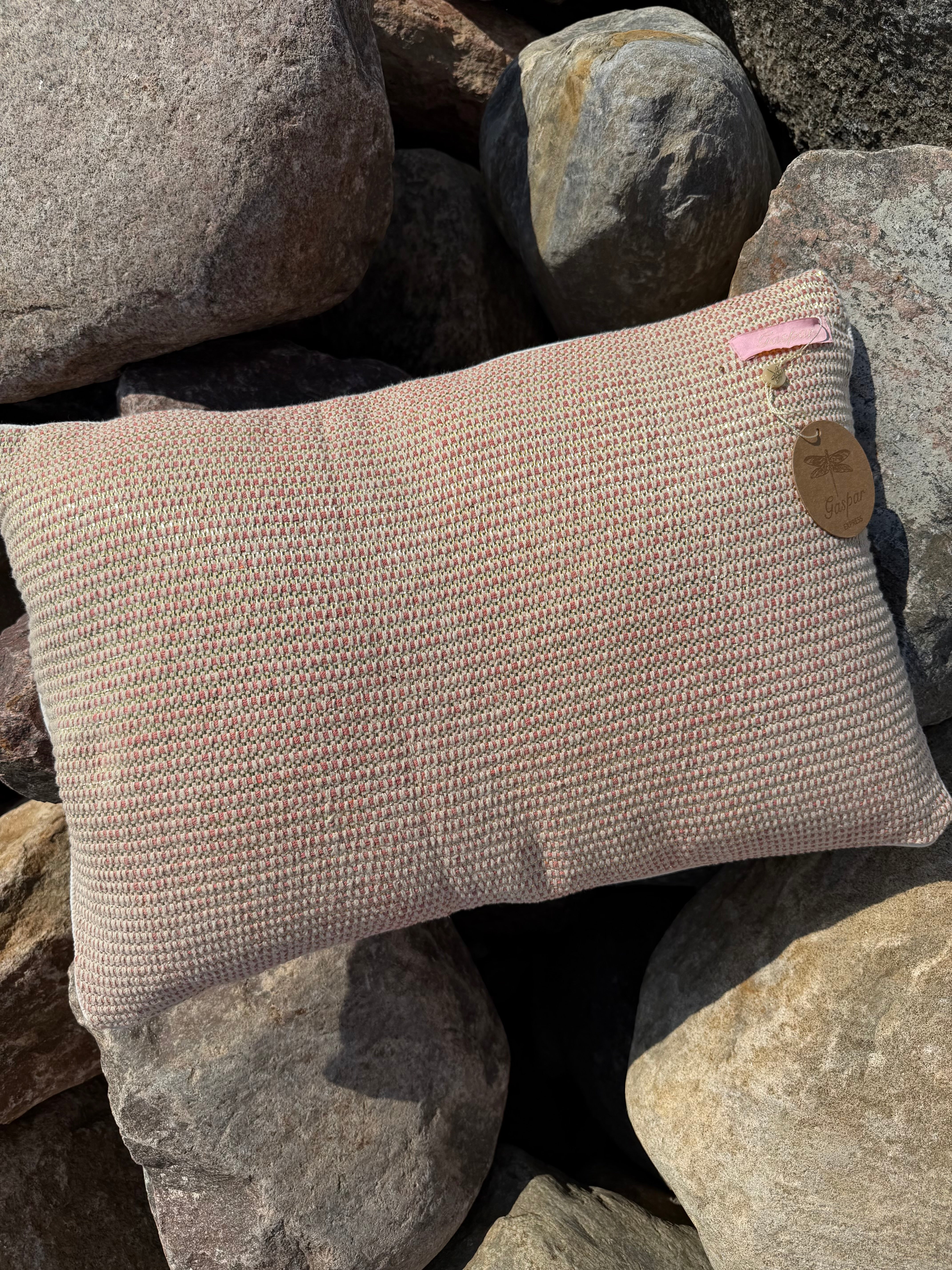 Gaspar 2601111 Ida cushion pillow rose/gold