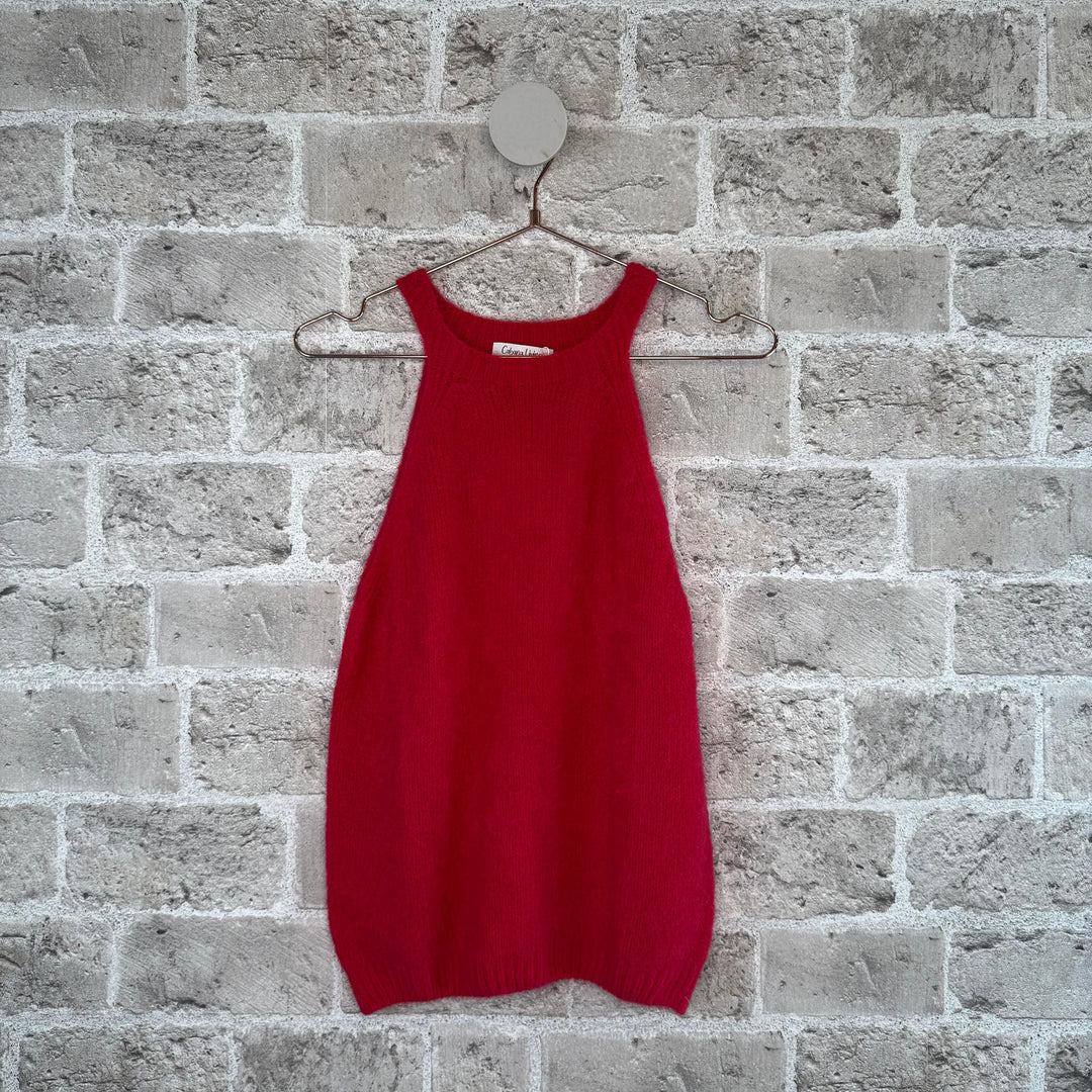 CABANA Living Mira mohair top red