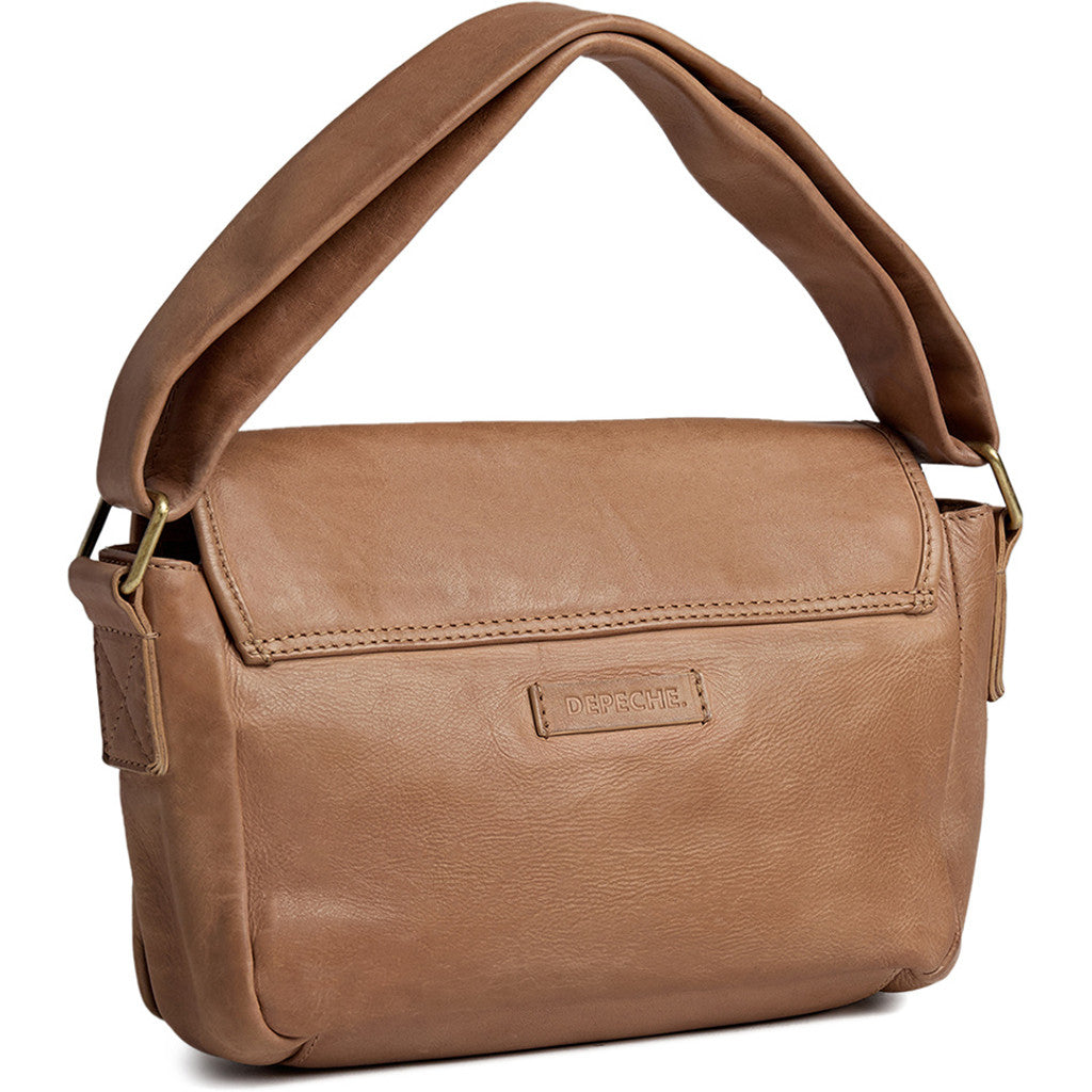 Depeche 16430 handbag leather camel