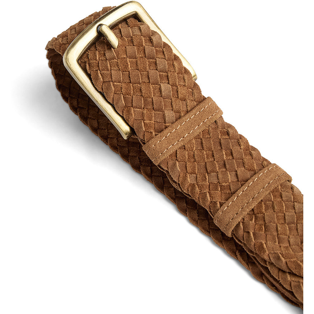 Depeche 16504 braided belt cognac
