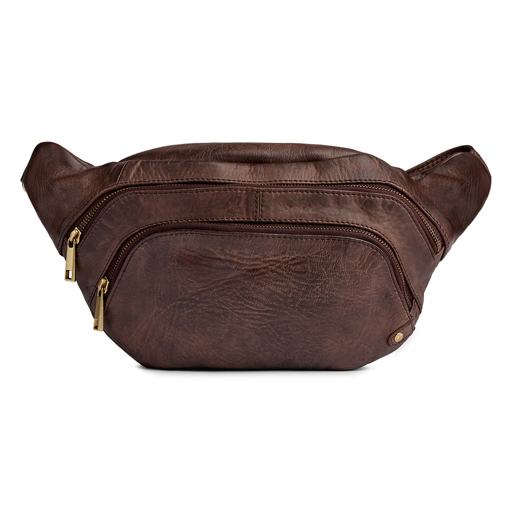 Depeche 12346 bum bag leather golden chic