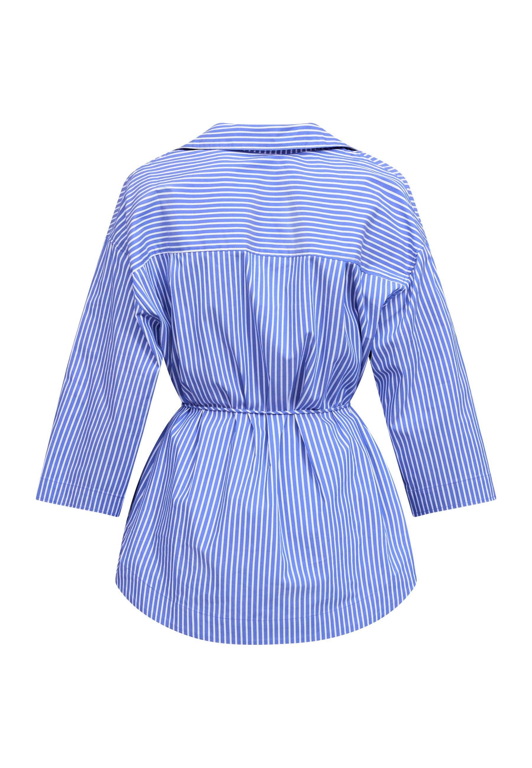 Love & Divine love1537 shirt stripe blue