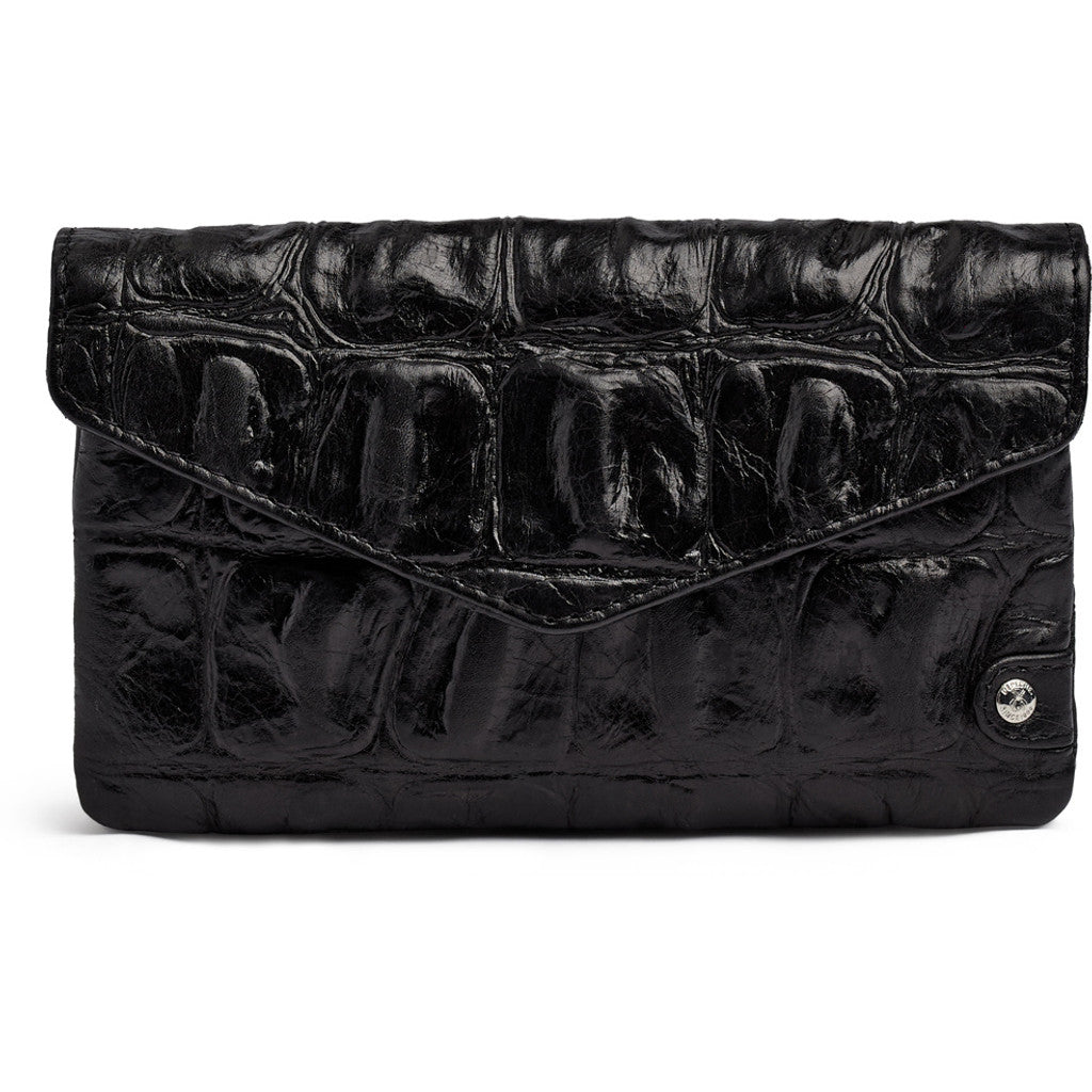 Depeche 16790 purse leather croco black