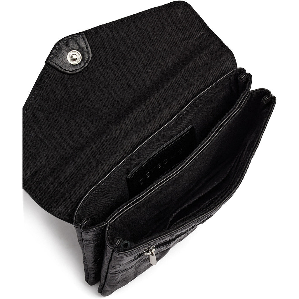 Depeche 16790 purse leather croco black