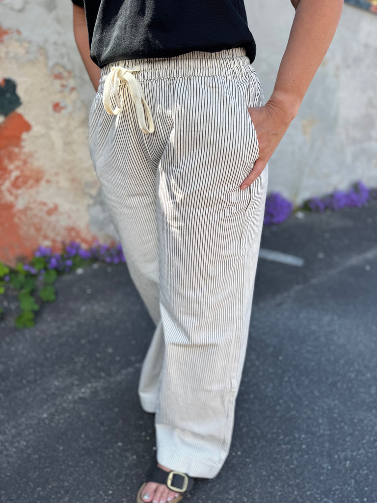 LECOCO 34665 Lianna bukser stripe off