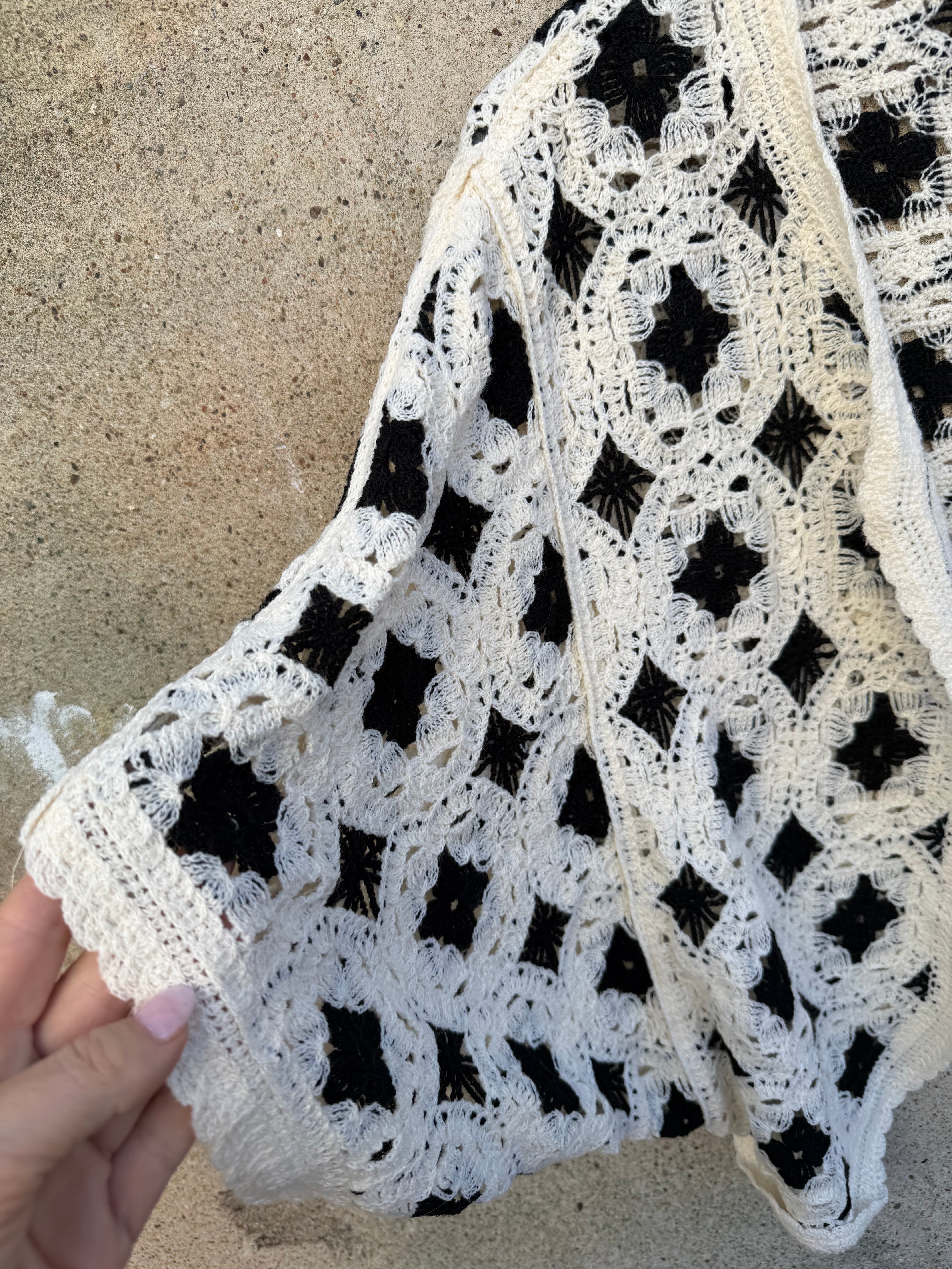 By Engbork Lily jacket crochet cream
