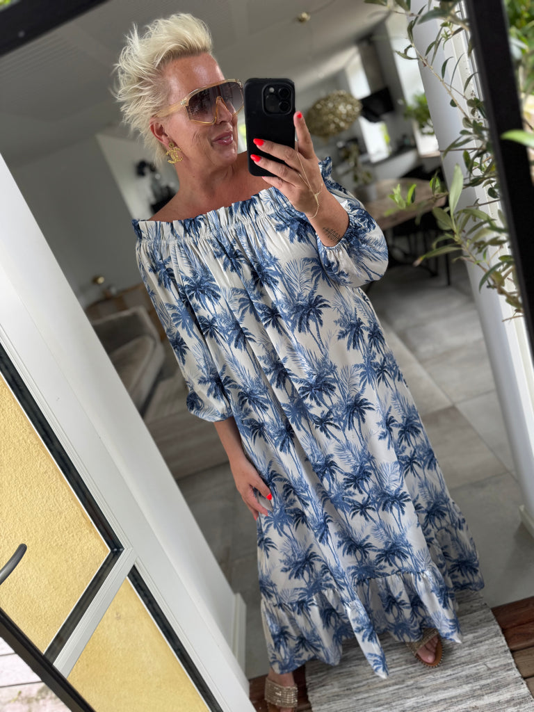 Design By Laerke Elisabeth long dress palm